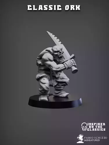 Classic Ork 3D print model
