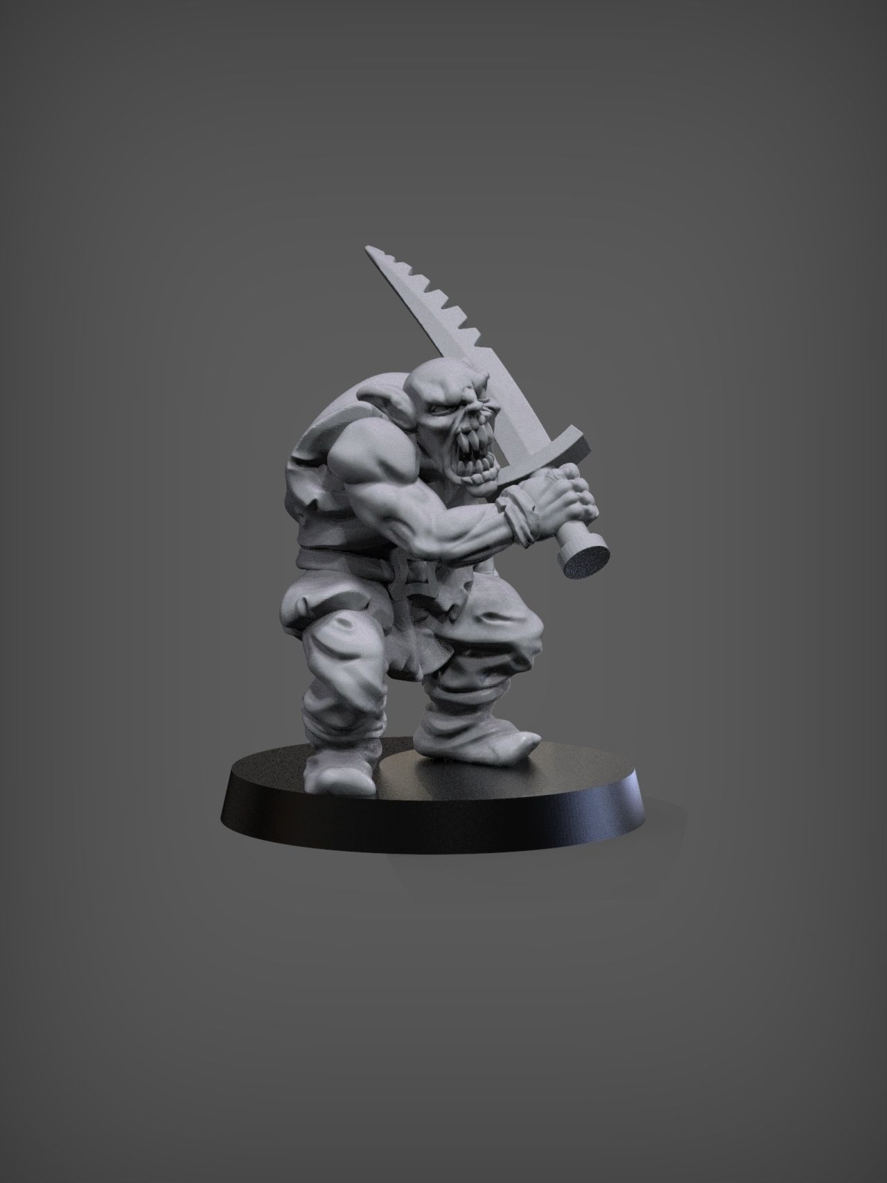 Classic Ork 3D print model_1