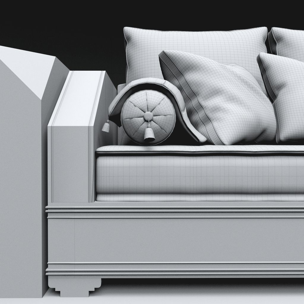 Moroccan Sofa with Tables and Carpet 01  3D model_17