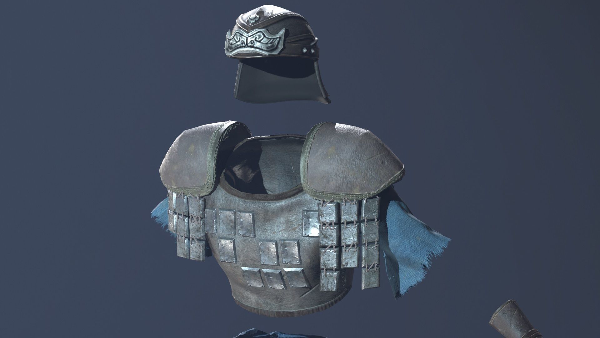 Scout Armor Low-poly 3D model_7