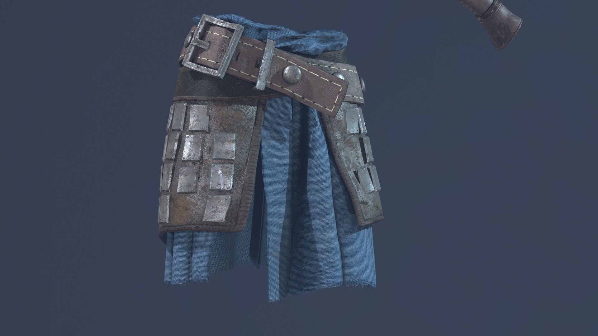 Scout Armor Low-poly 3D model_8