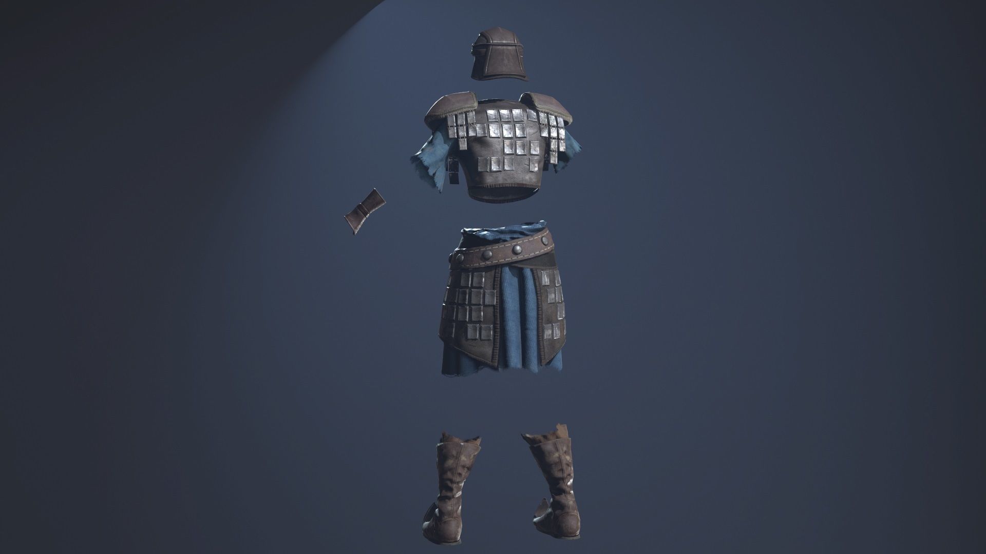 Scout Armor Low-poly 3D model_6