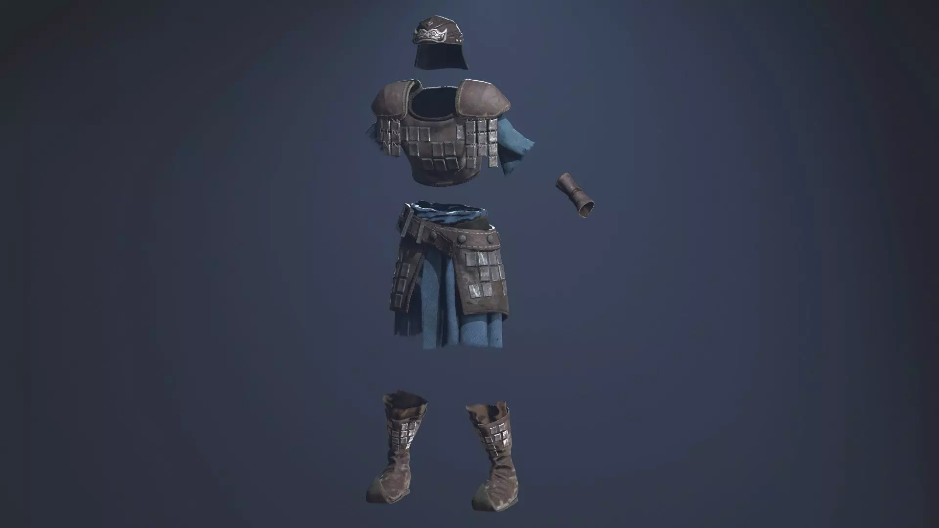 Scout Armor Low-poly 3D model_0