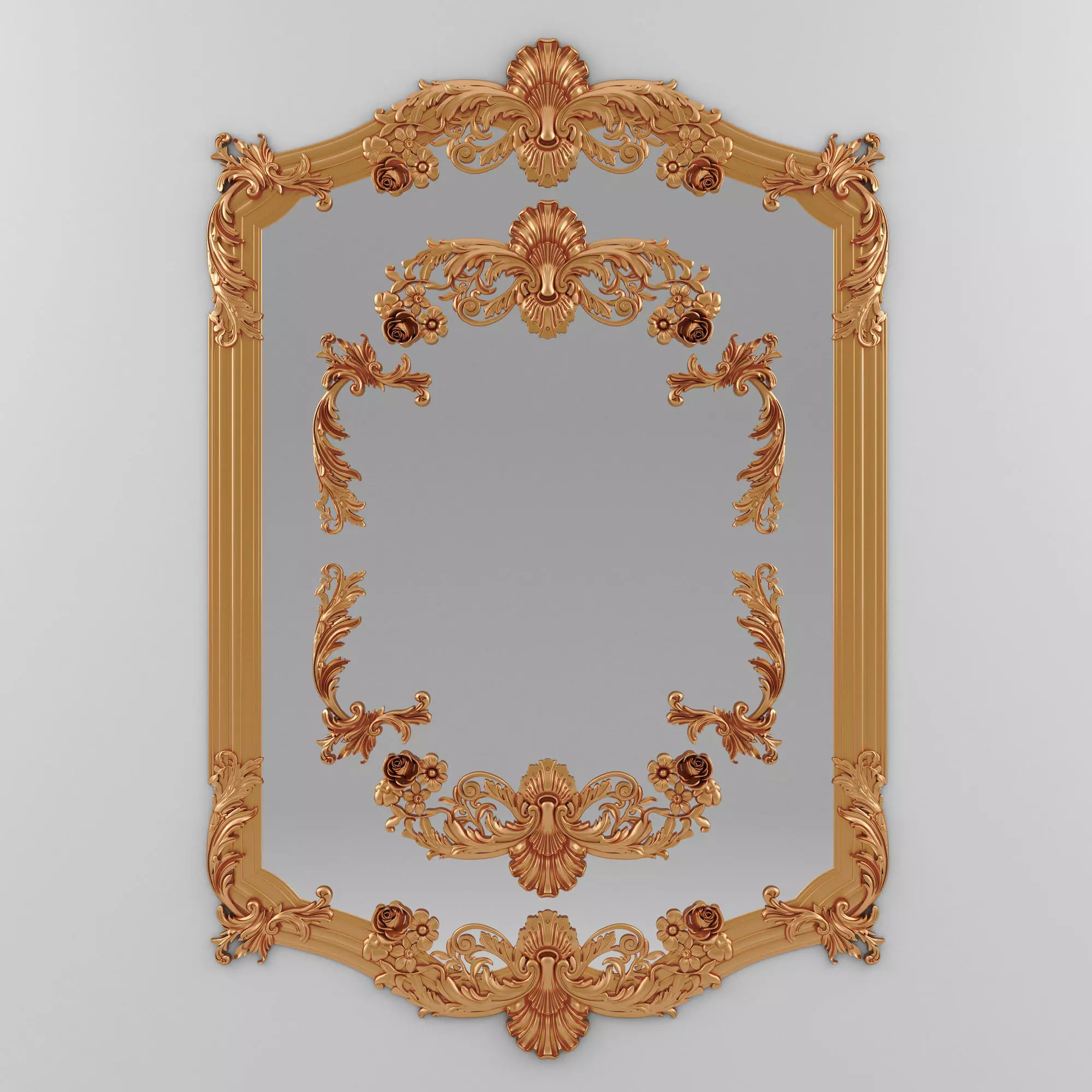Mirror Classic Decoration 3D model