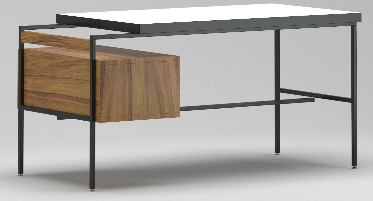 Desk 02 3D model_3