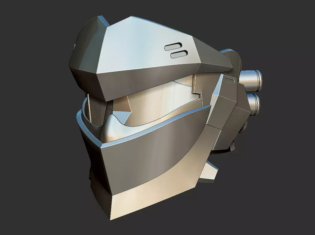 Blackwatch Genji helmet 3D print model_0