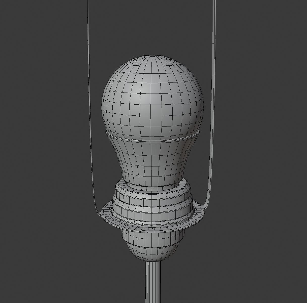 Paper Lamp 3D model_6