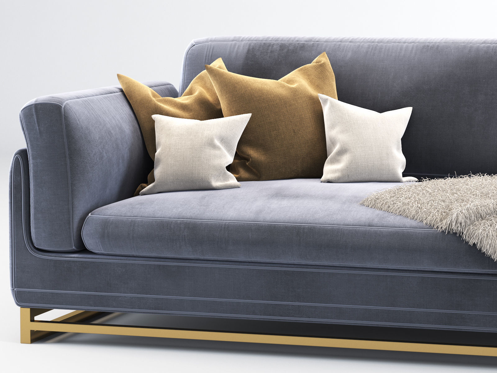 Ryan Comfortable Sofa 3D model_7