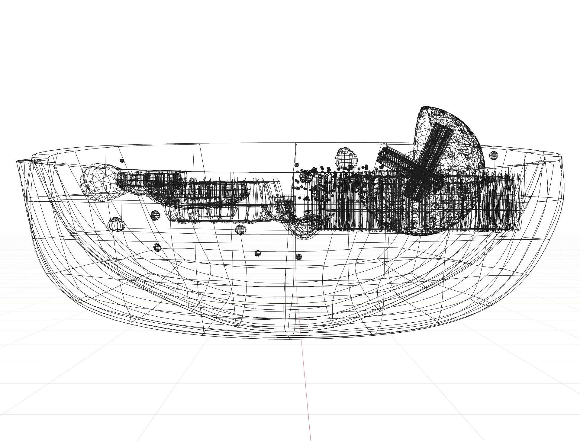 Animal Cell Low-poly 3D model_5