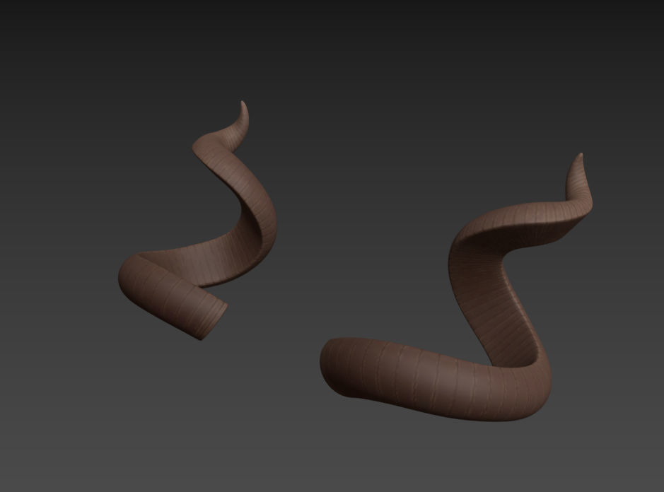 Kudu Horn 3D model_10