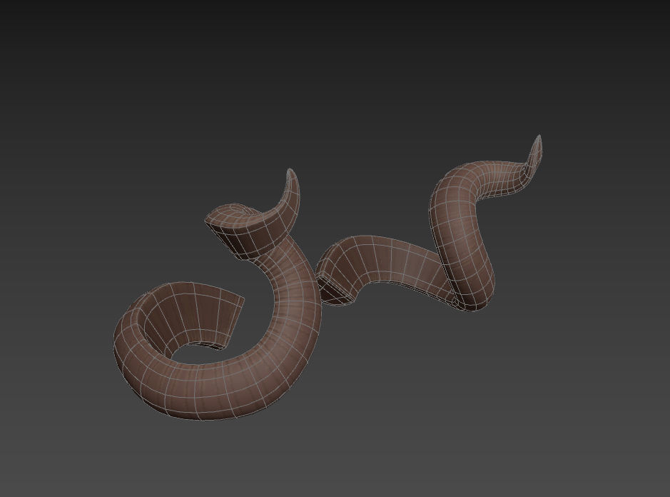 Kudu Horn 3D model_13