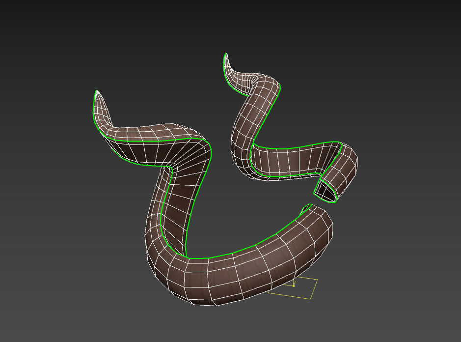 Kudu Horn 3D model_17