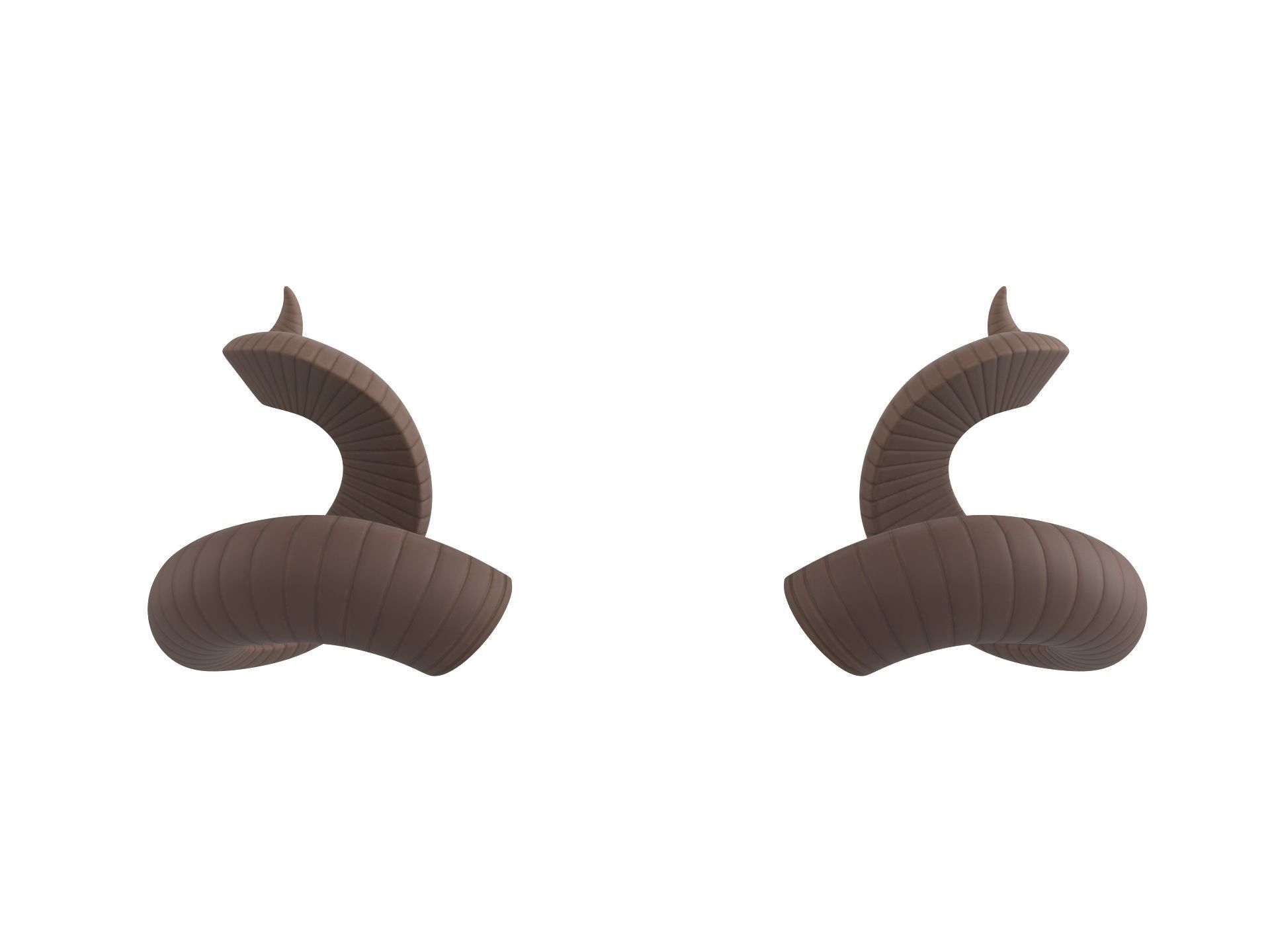 Kudu Horn 3D model_1