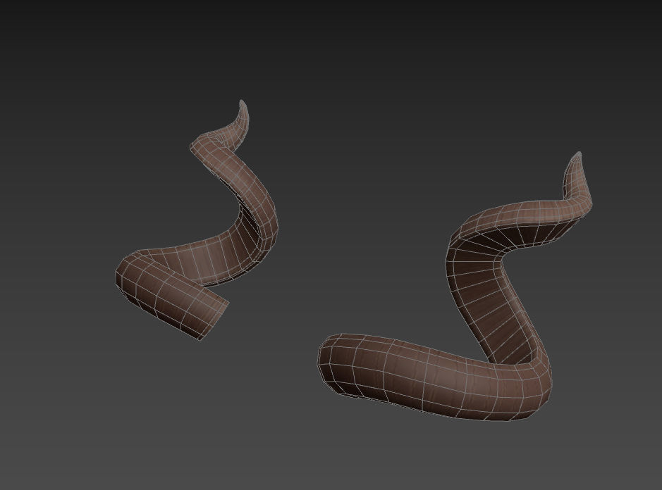 Kudu Horn 3D model_11