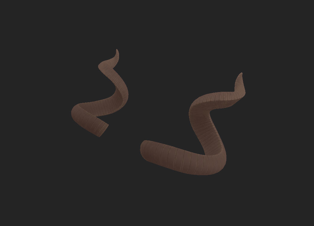 Kudu Horn 3D model_6