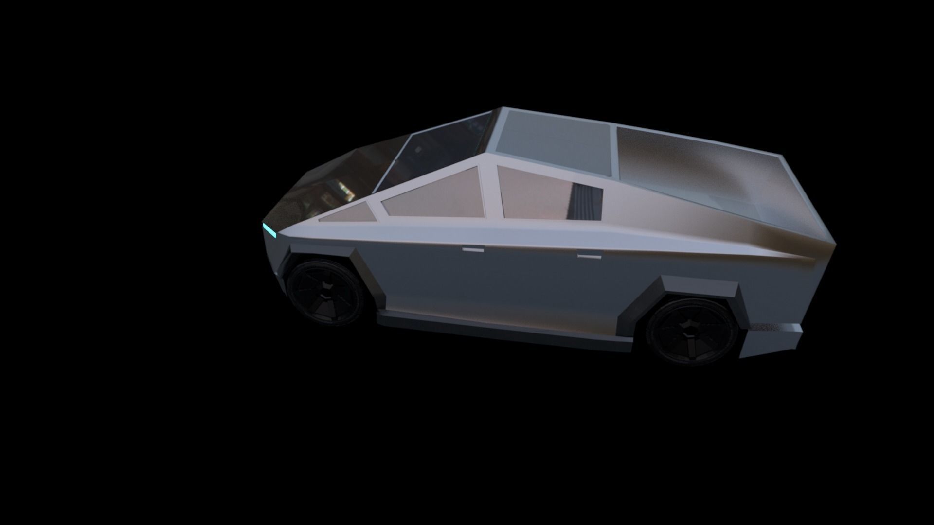 Tesla Cyber truck 3d Model 3D print model_10