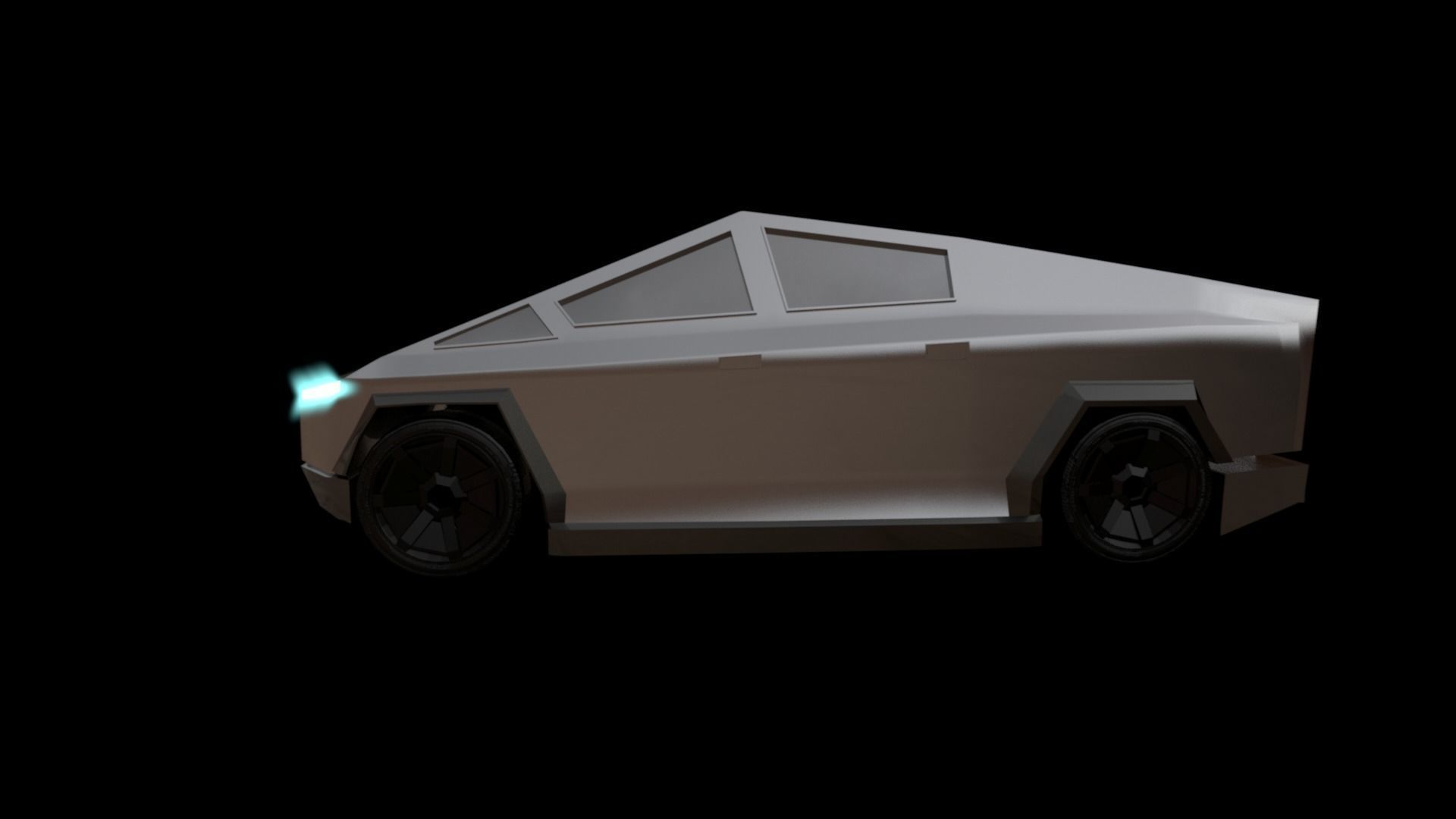 Tesla Cyber truck 3d Model 3D print model_11