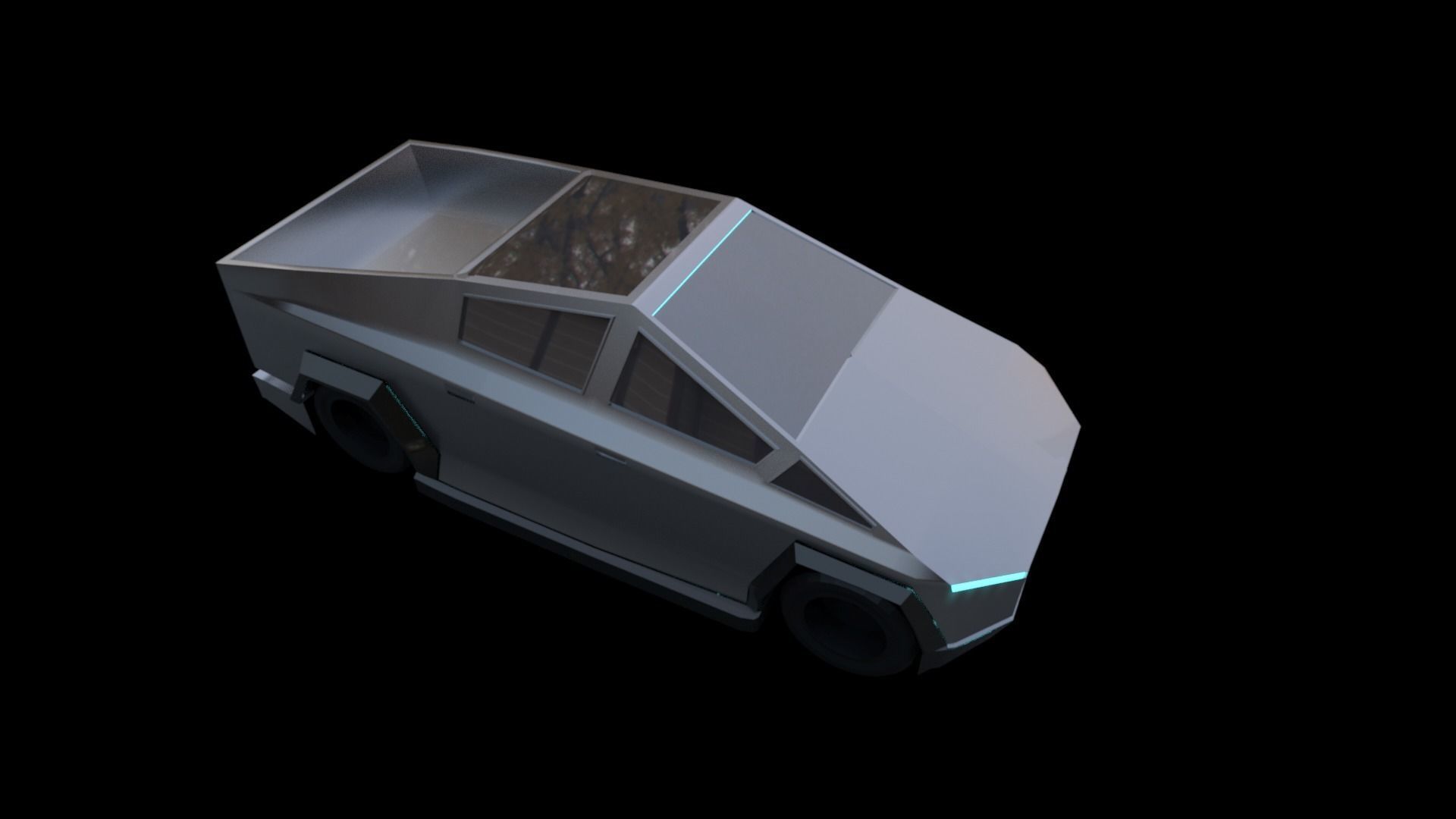 Tesla Cyber truck 3d Model 3D print model_3