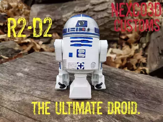 R2-D2 Star Wars Fan Art Model 3D print model