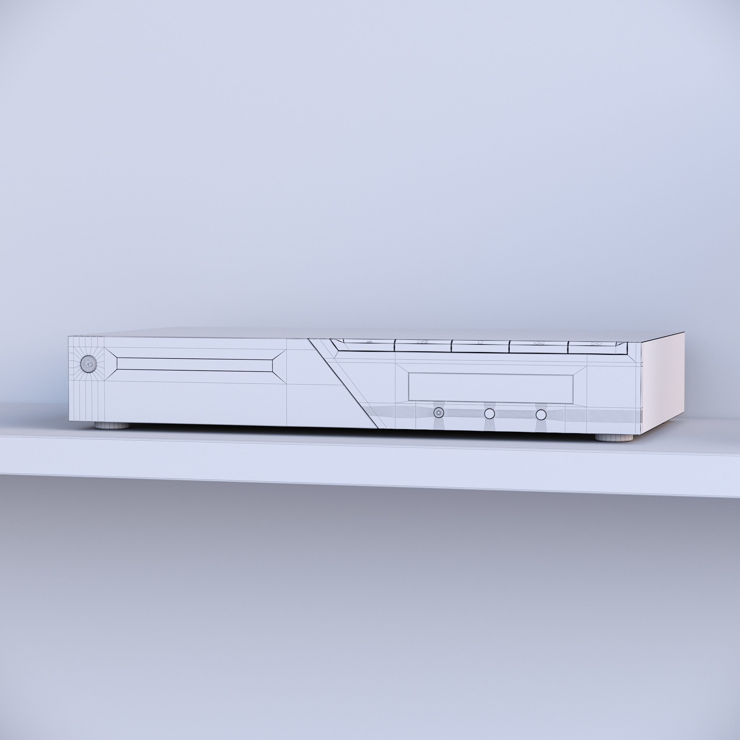 CD-player Free 3D model_3