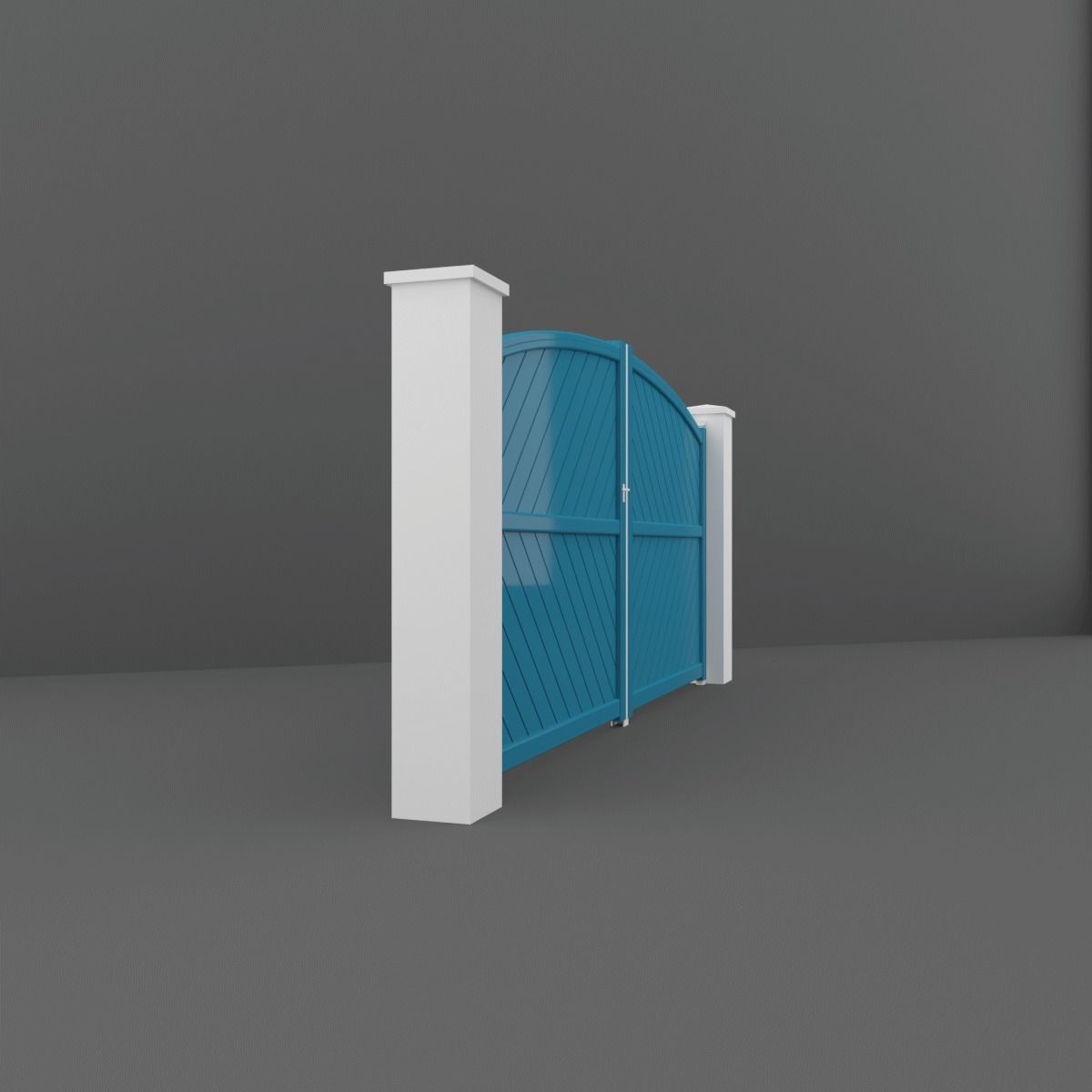 Outdoor Gate  3D model_3