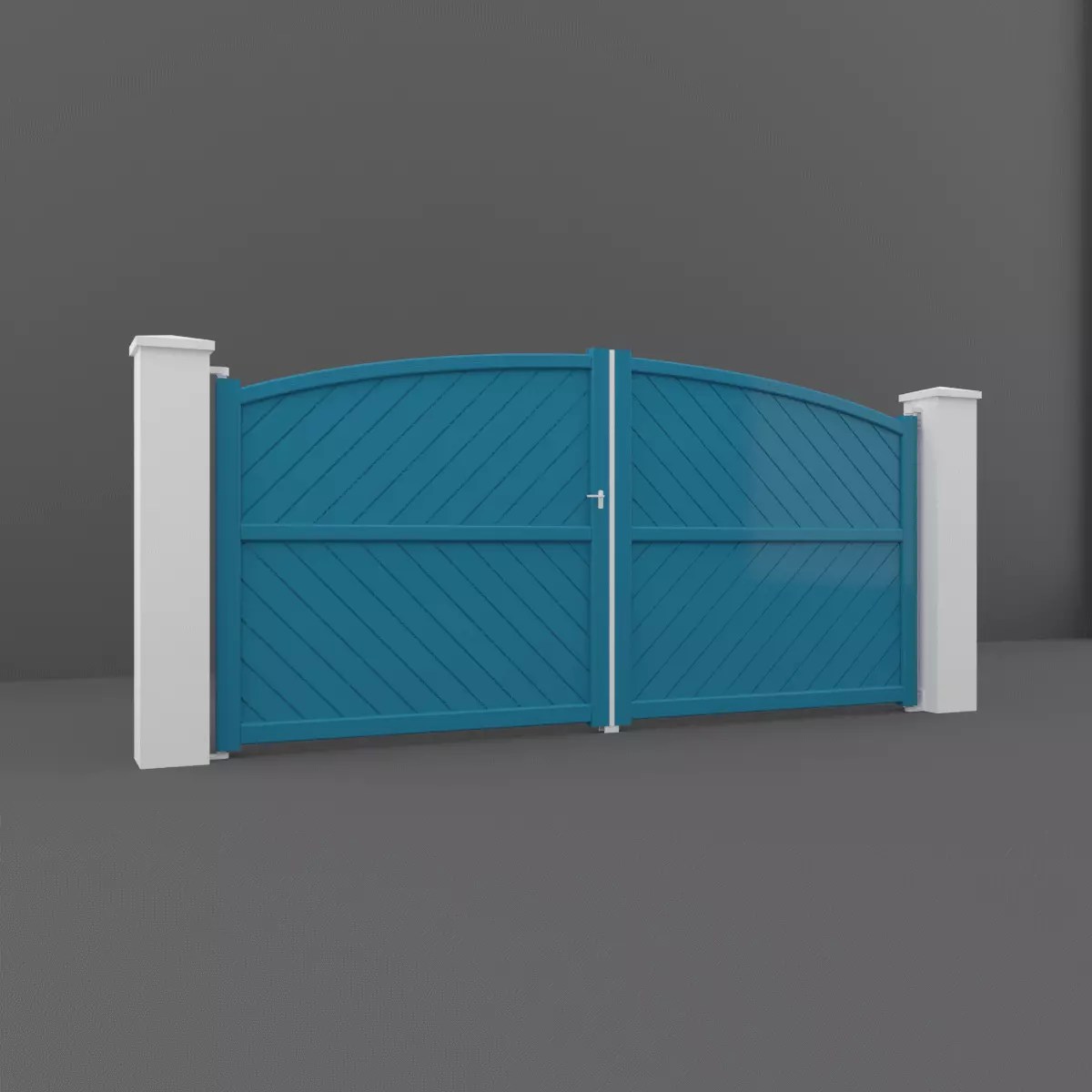 Outdoor Gate  3D model_0