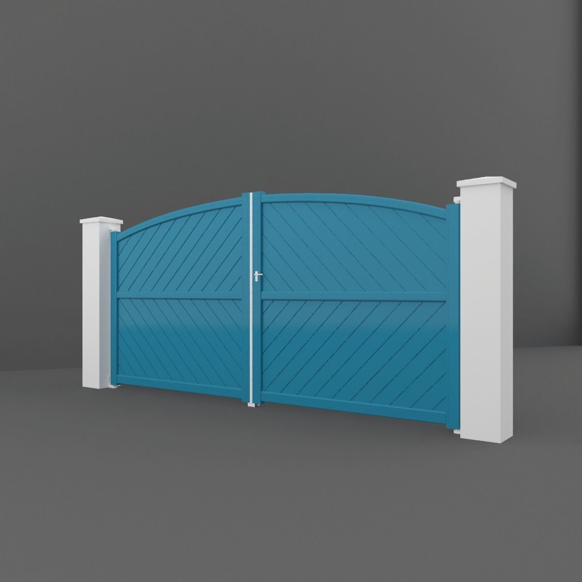 Outdoor Gate  3D model_5