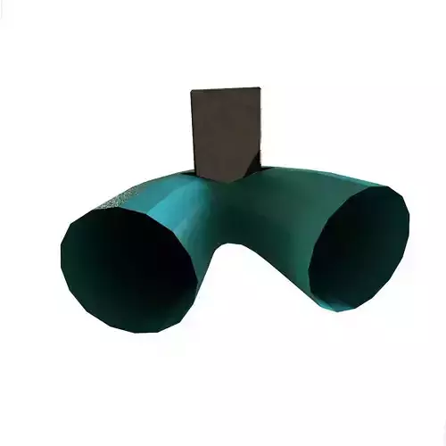 lowpoly mega-phone stand