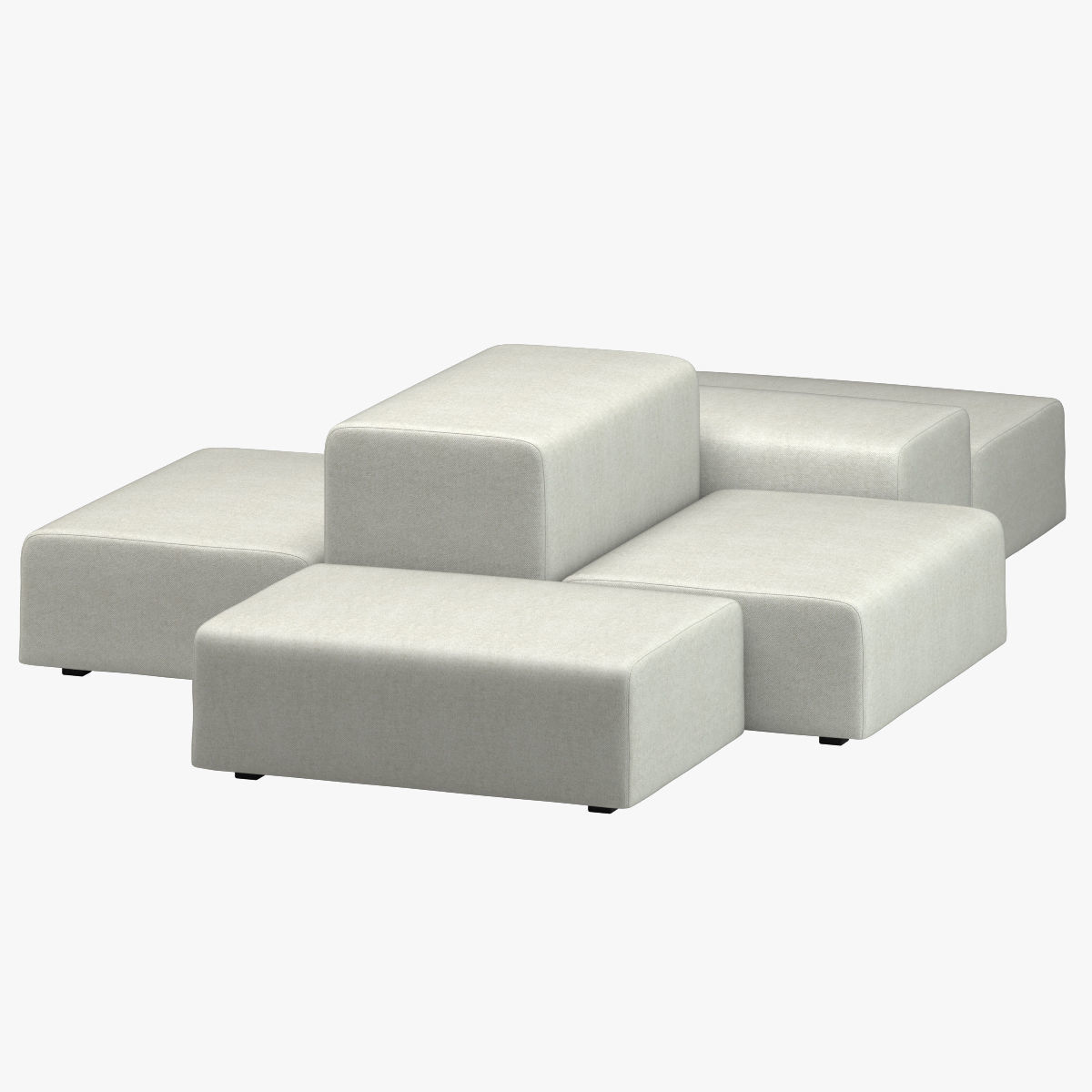 Divani ExtraWall Sofa 3D model_2