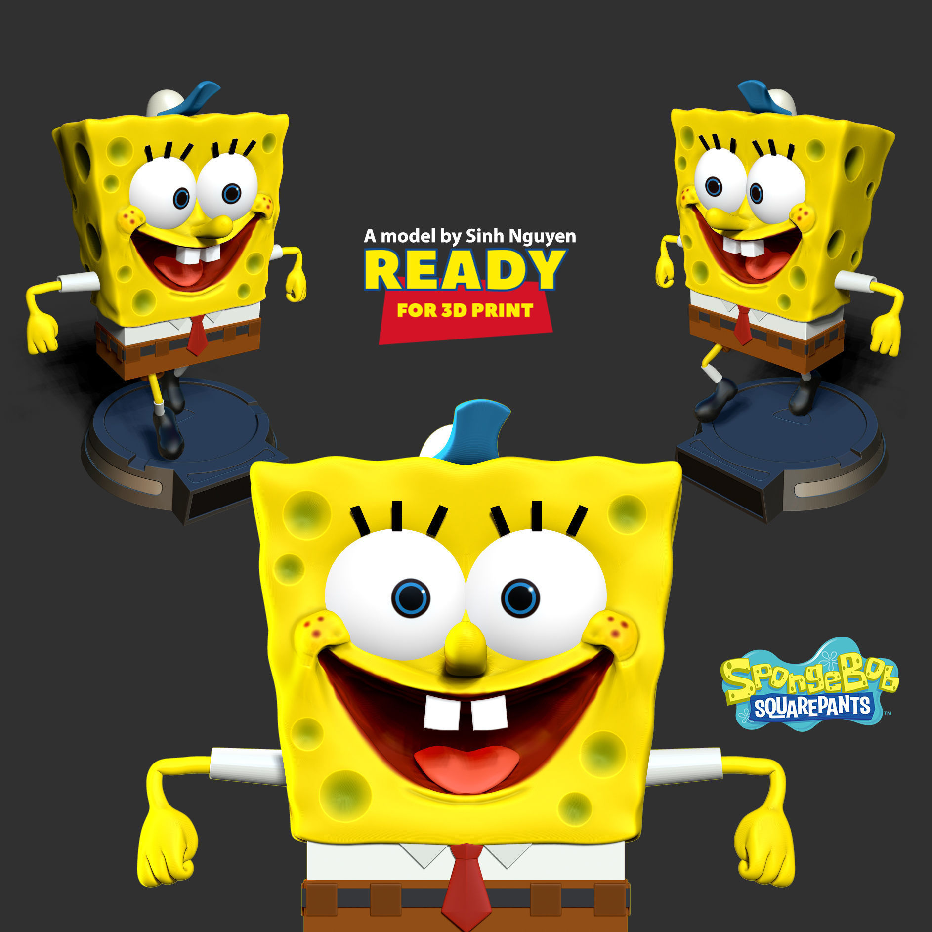SpongeBob movie - Fan art 3D print model_1