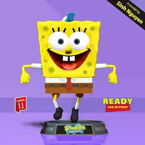 SpongeBob movie - Fan art 3D print model