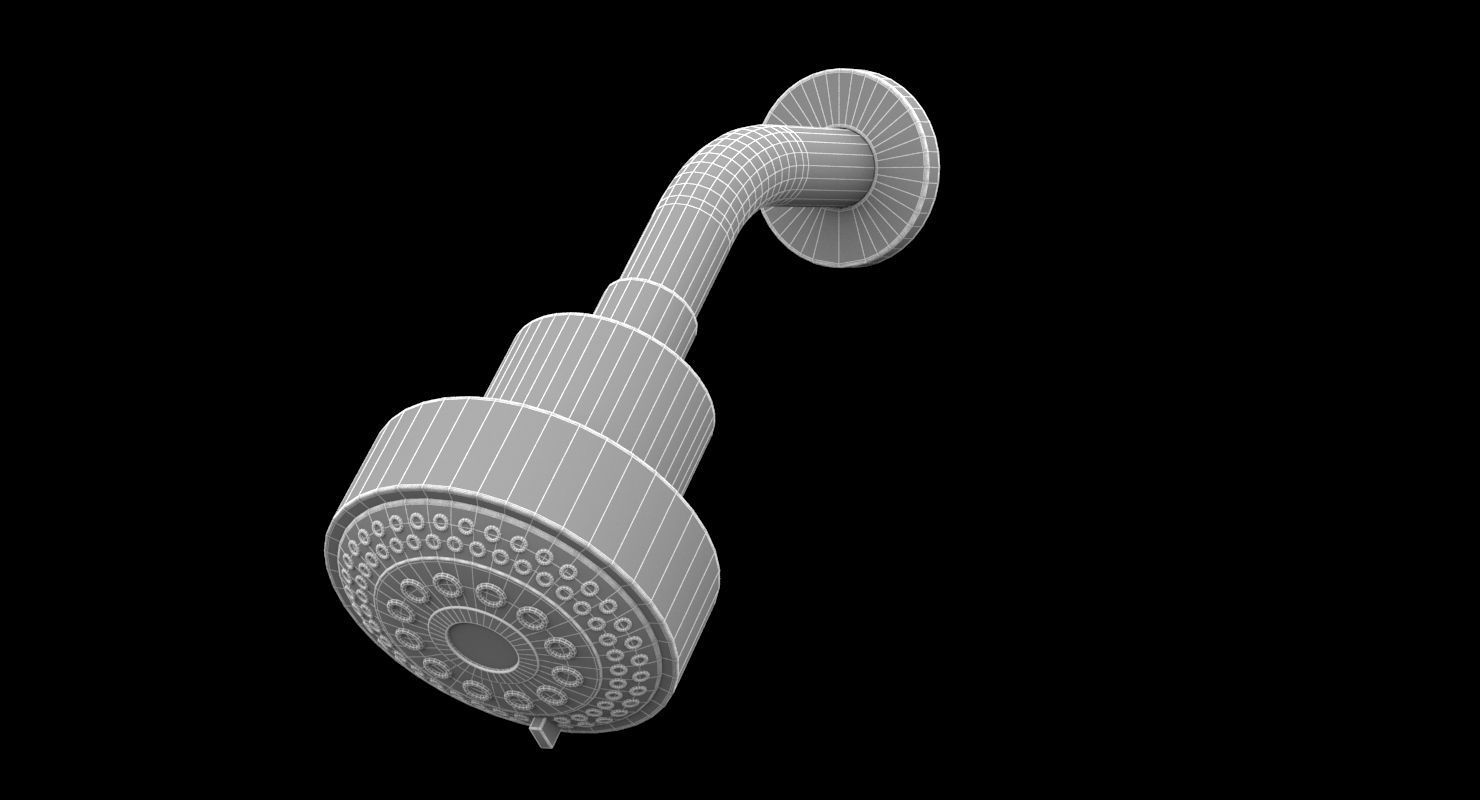 Dorn Bracht shower head 3D model_4