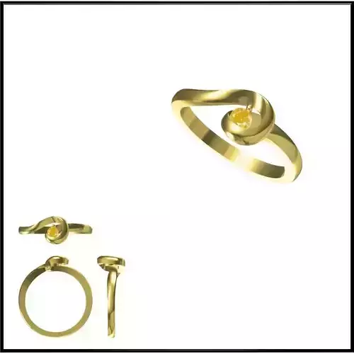 JCD Format Personalized round shape rings jewelry jcd institute