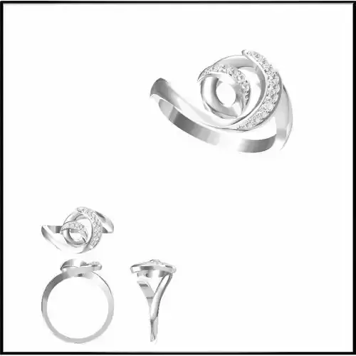 JCD Format Personalized diamond round shape rings jewelers