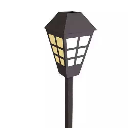 lowpoly standing lamp