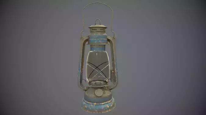 Old Rusty Oil Lantern