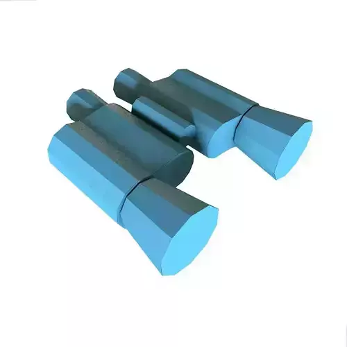 lowpoly binoculars