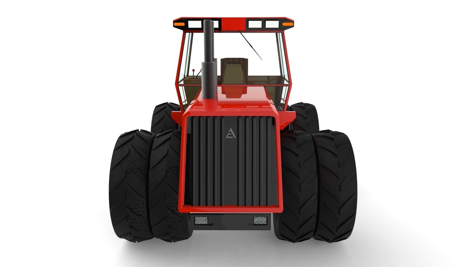 Allis-Chalmers 4W-305 Low-poly 3D model_2