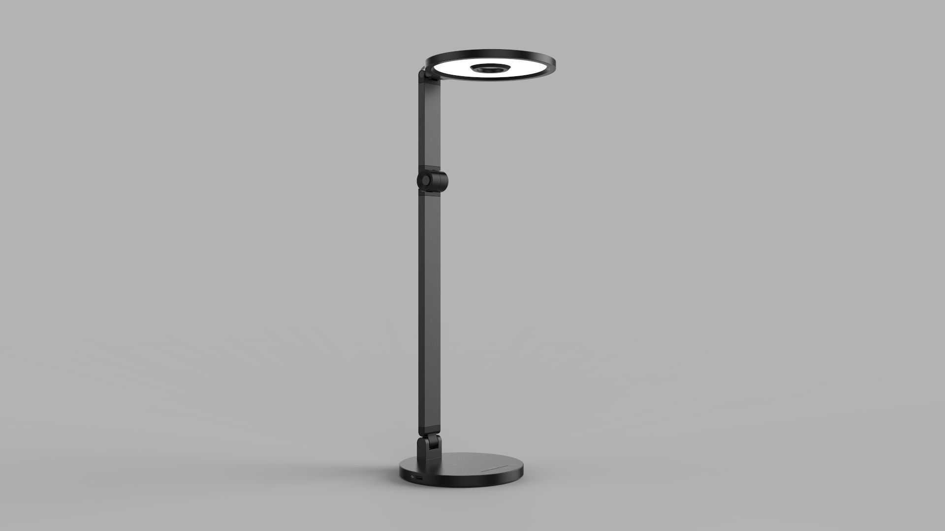 Momax QL8 Smart Desk Lamp Black 3D model_1