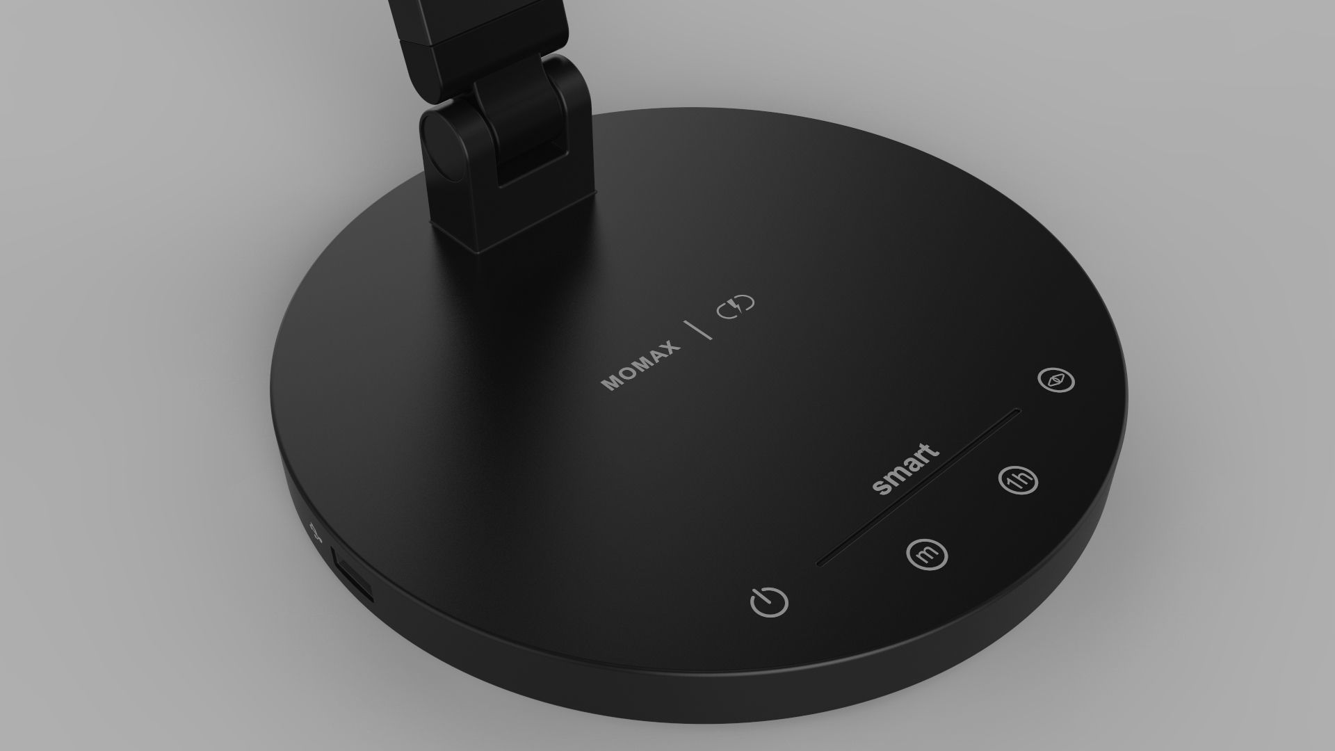 Momax QL8 Smart Desk Lamp Black 3D model_13