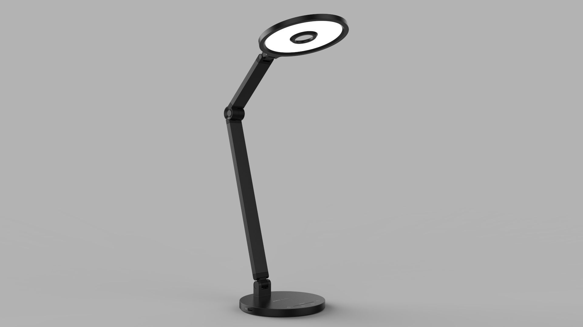 Momax QL8 Smart Desk Lamp Black 3D model_3