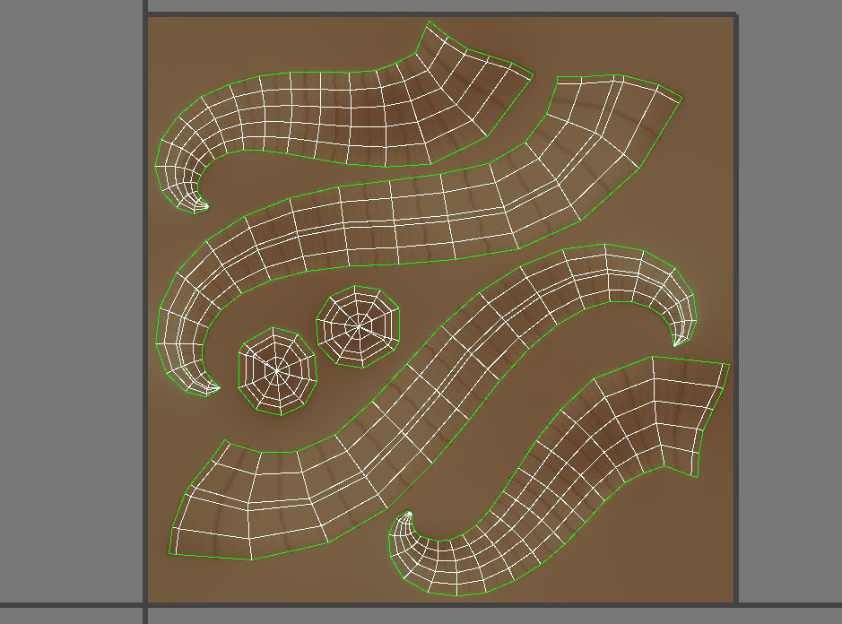 Ram Horn Low-poly 3D model_15