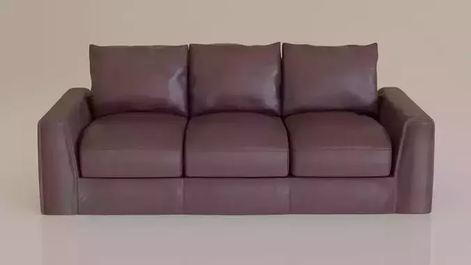 Contemporary modern leather sofa2 bordeaux