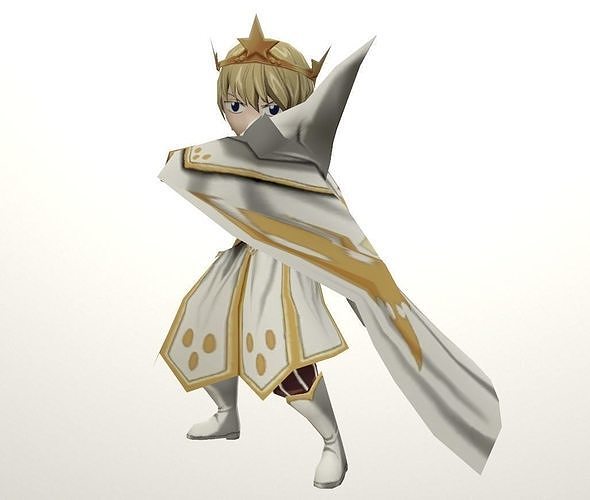 Free Character Game ready 05 Free low-poly 3D model
