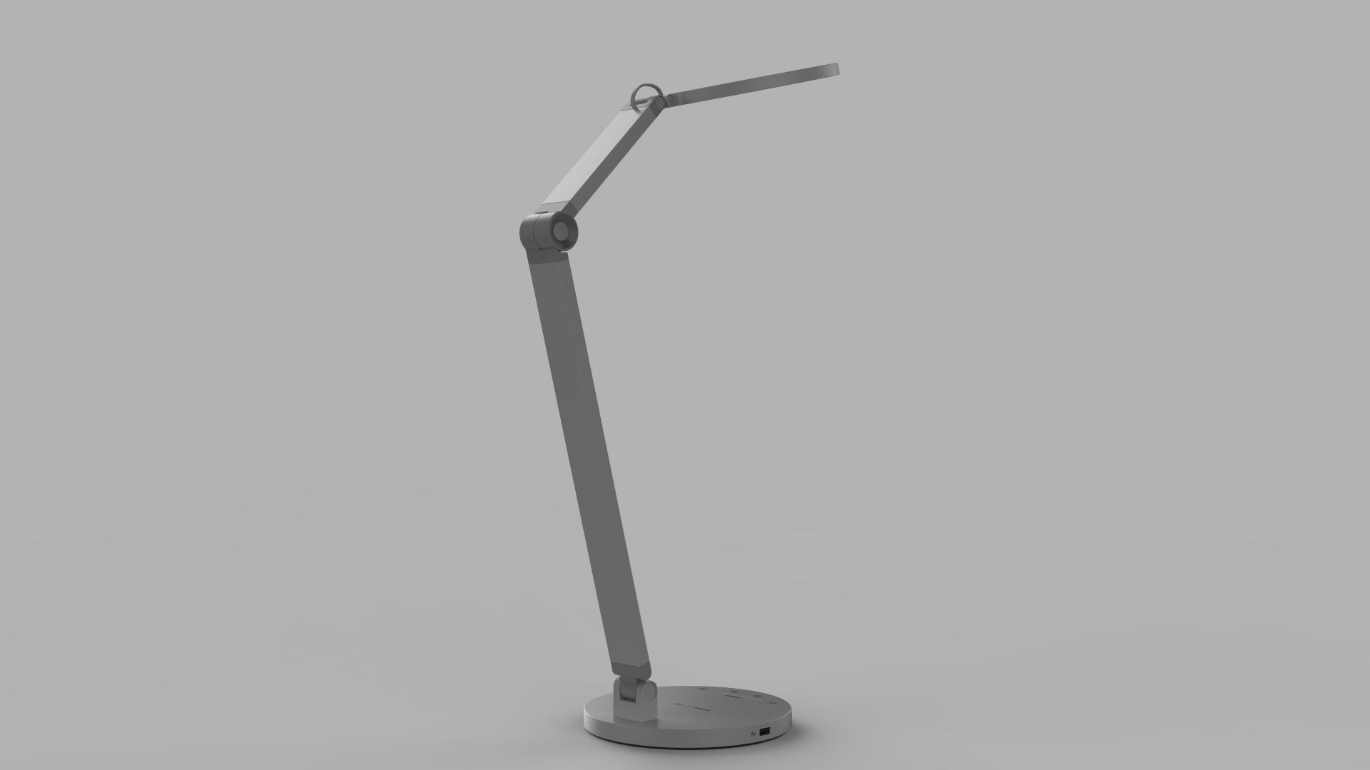 Momax QL8 Smart Desk Lamp Light Gray 3D model_5