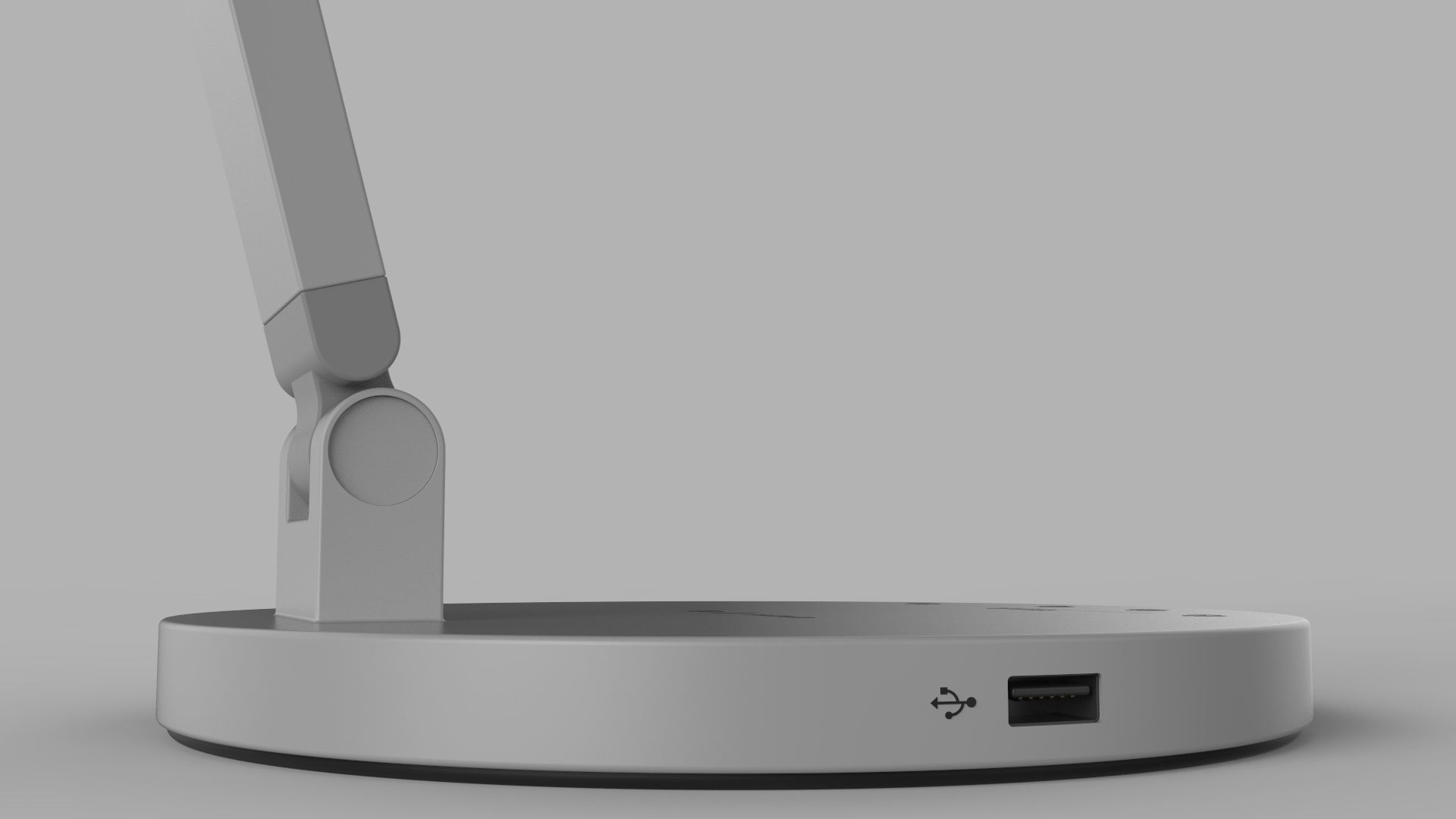 Momax QL8 Smart Desk Lamp Light Gray 3D model_15