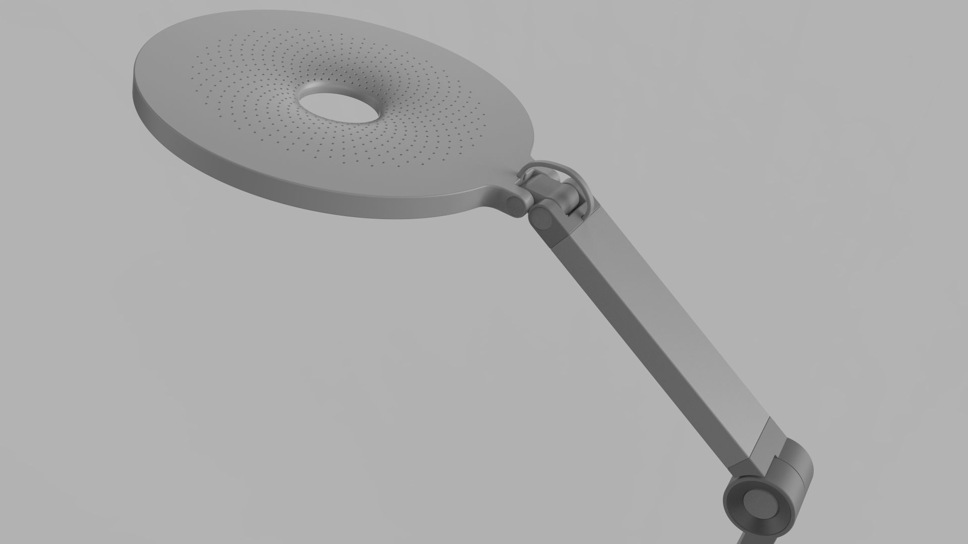 Momax QL8 Smart Desk Lamp Light Gray 3D model_12