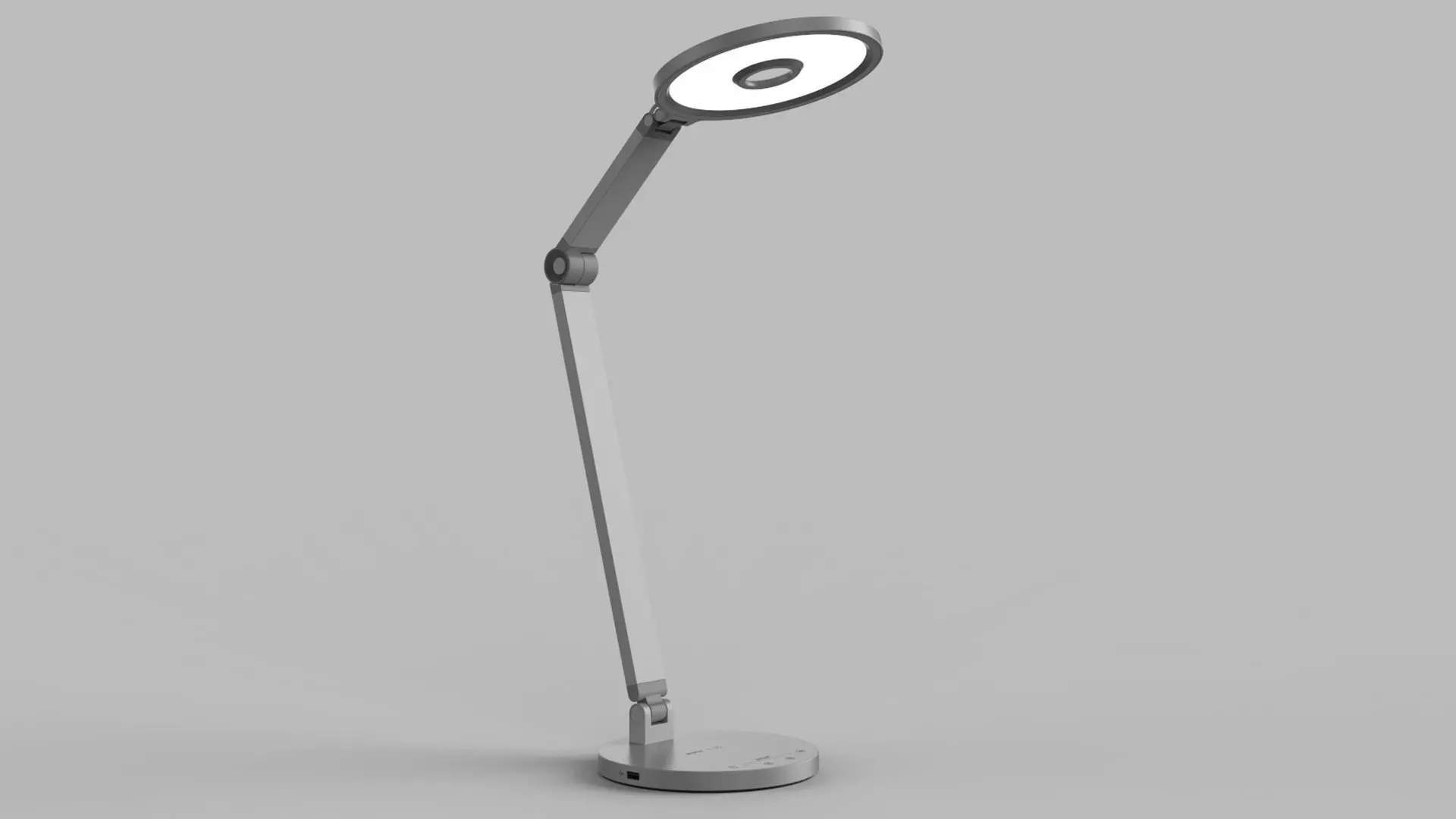 Momax QL8 Smart Desk Lamp Light Gray 3D model_0