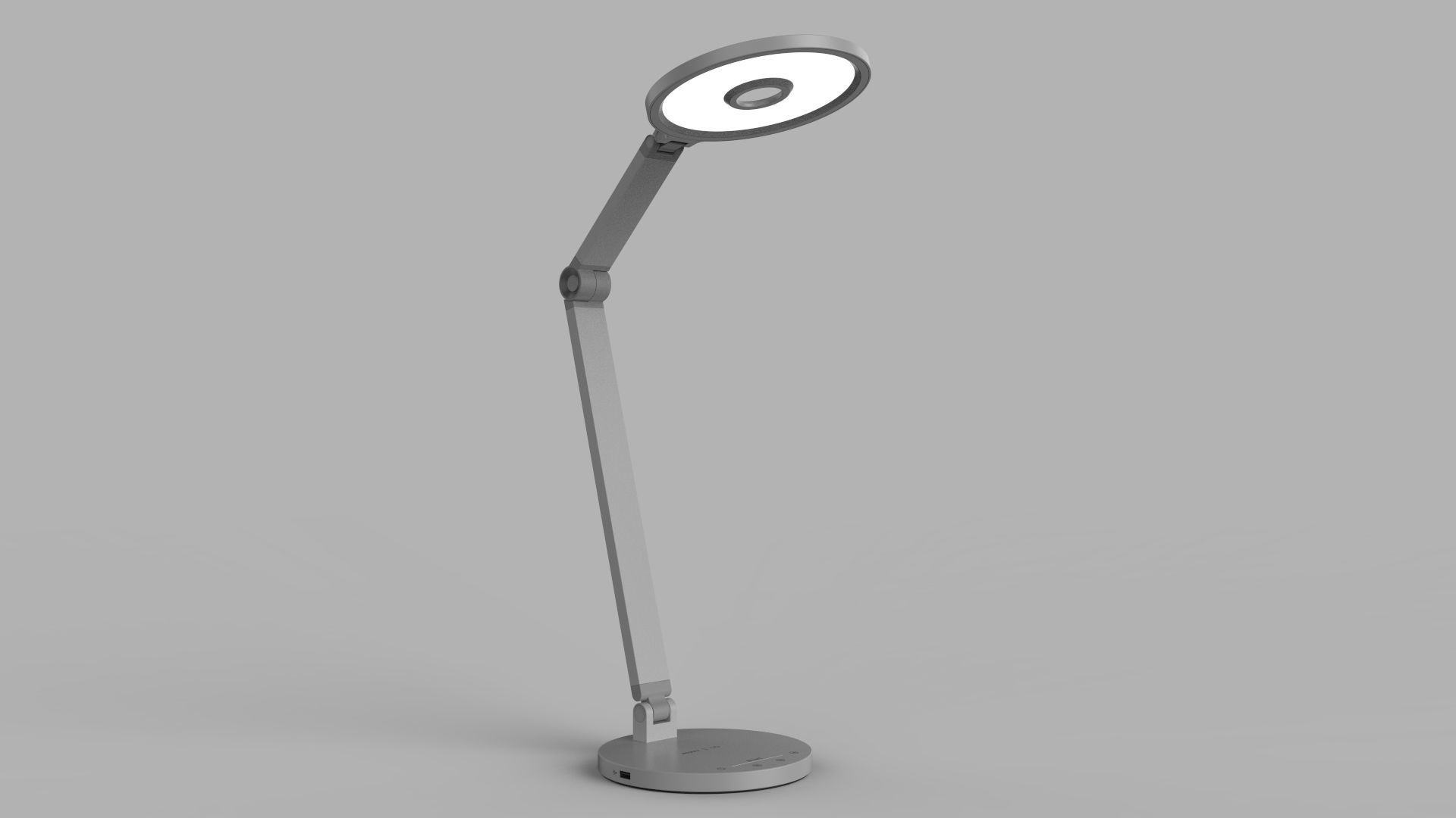 Momax QL8 Smart Desk Lamp Light Gray 3D model_3