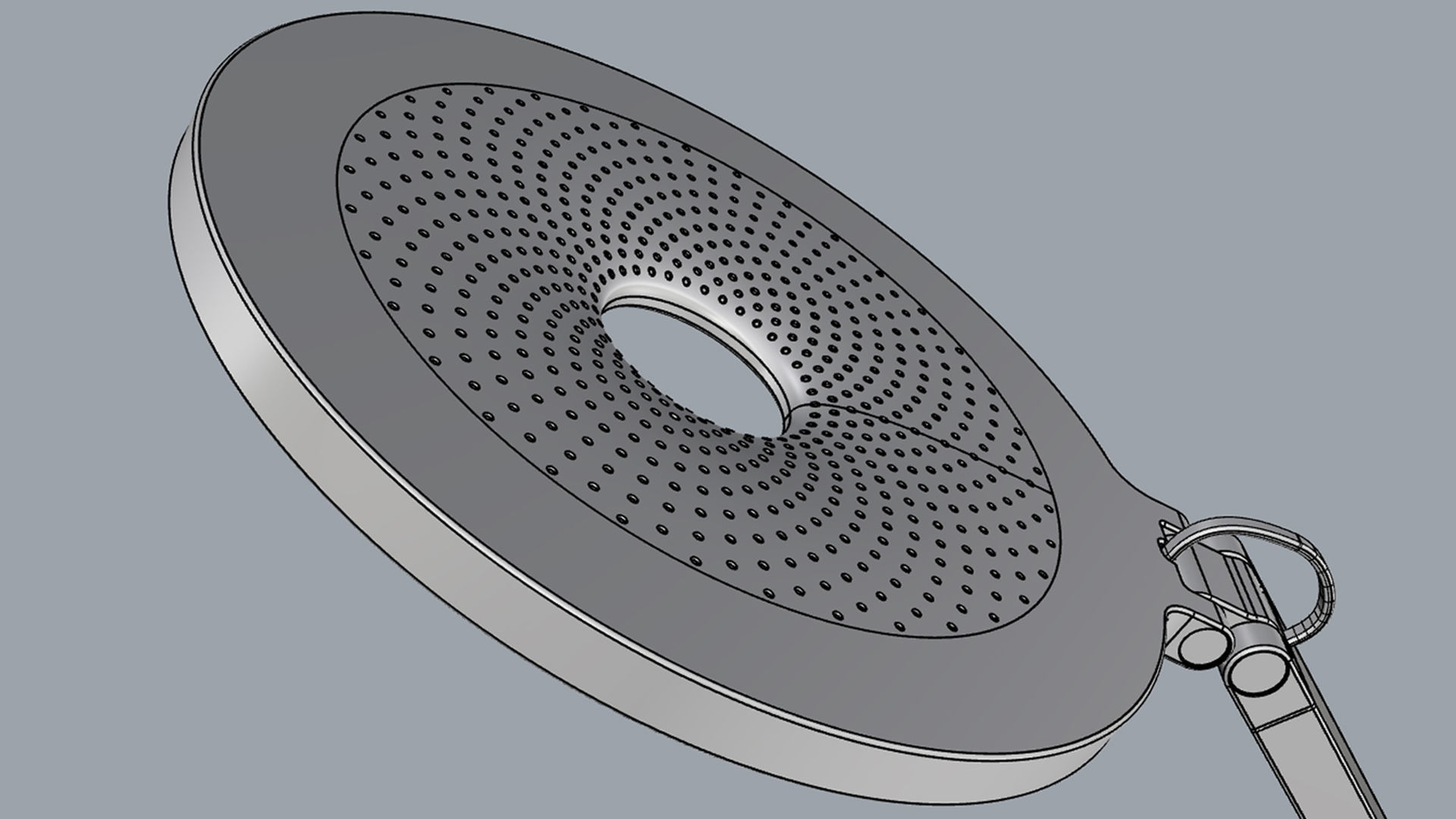 Momax QL8 Smart Desk Lamp Light Gray 3D model_23